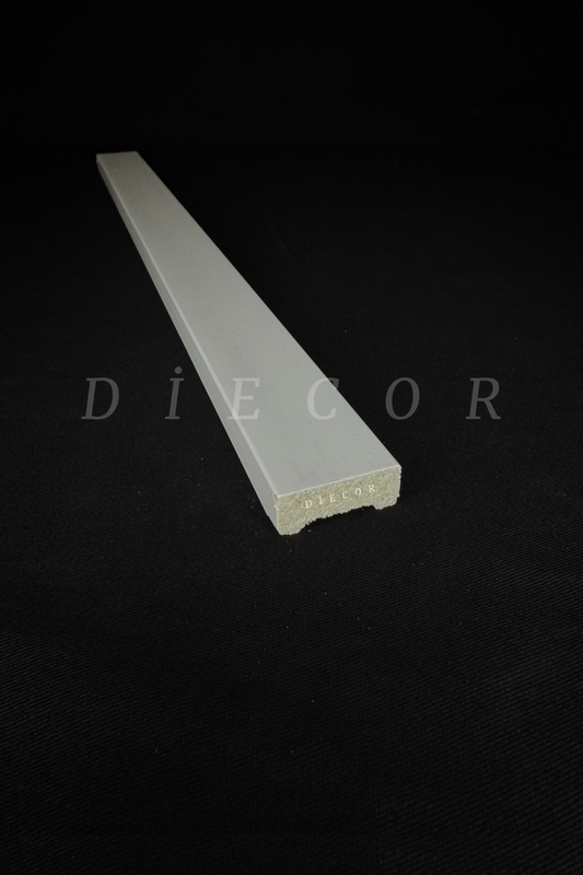 Dekoratif Boyanabilir 1 Adet 3 cm Polistren Duvar Çıtası