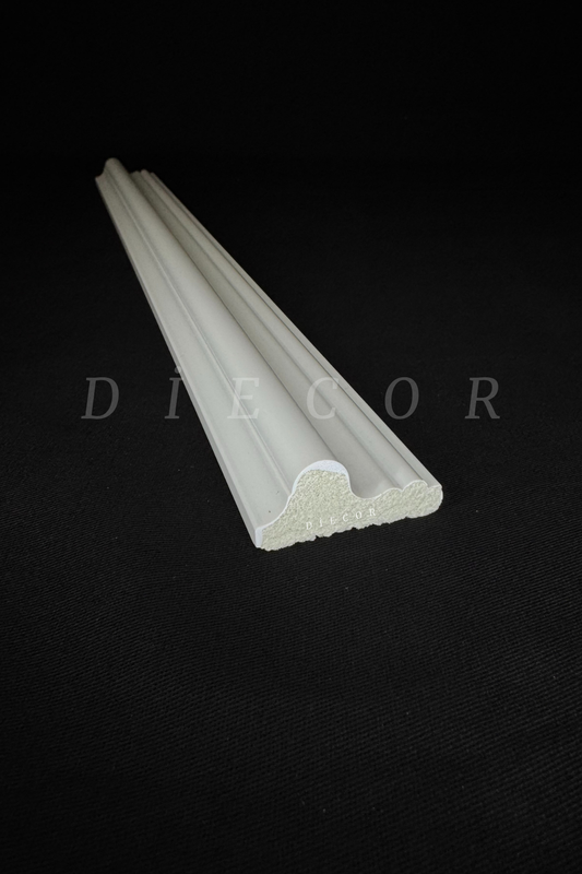 Dekoratif Boyanabilir 1 Adet 4 cm Polistren Duvar Çıtası