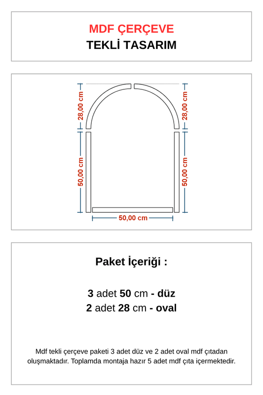 Dekoratif Ahşap Duvar Çerçeve Paneli Seti – Modern Kendin Yap Çerçeve Kiti