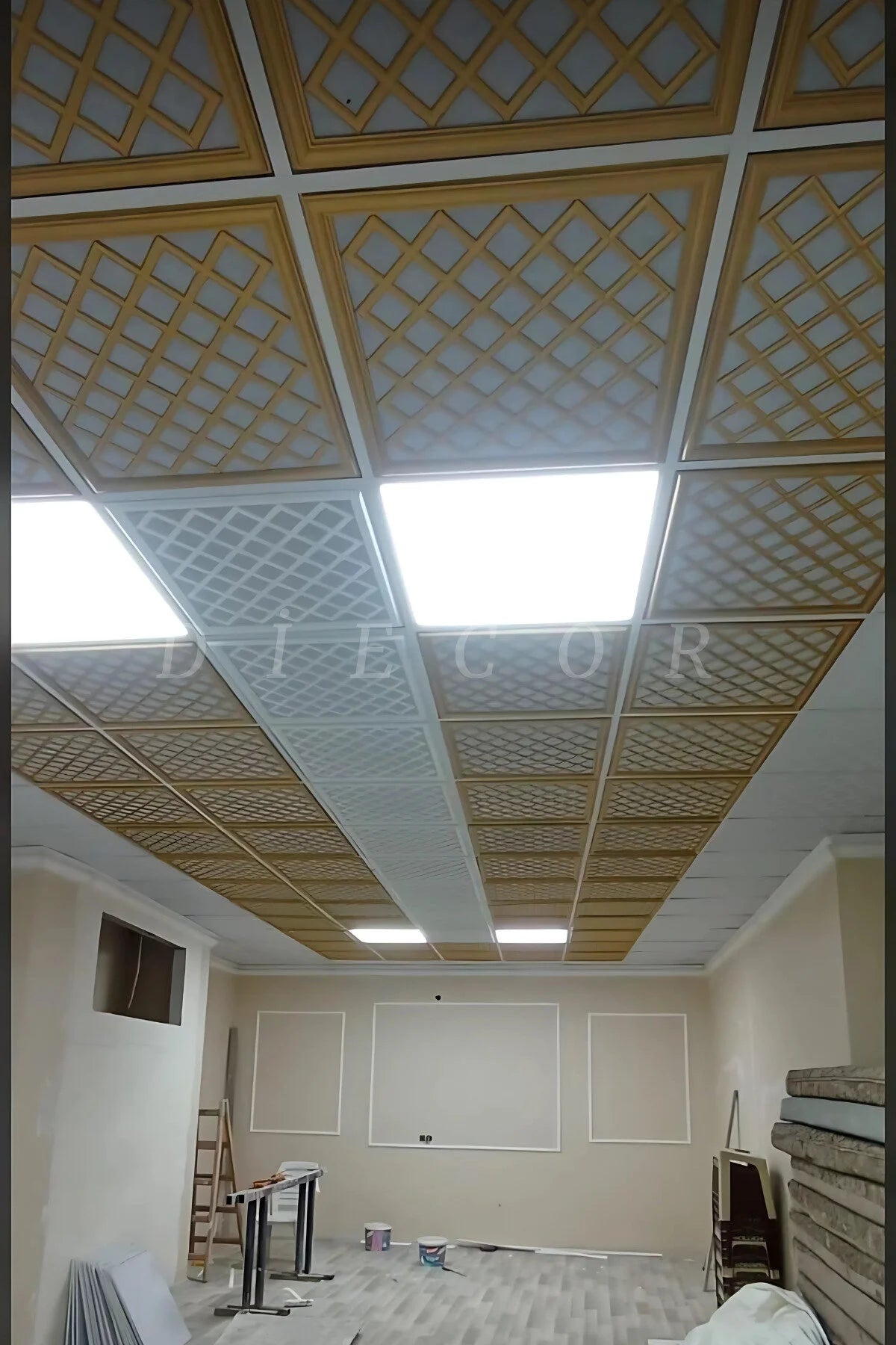 Led Döşenebilir Asma Tavan Uyumlu 60*60 Sakarya Model Tavan Paneli