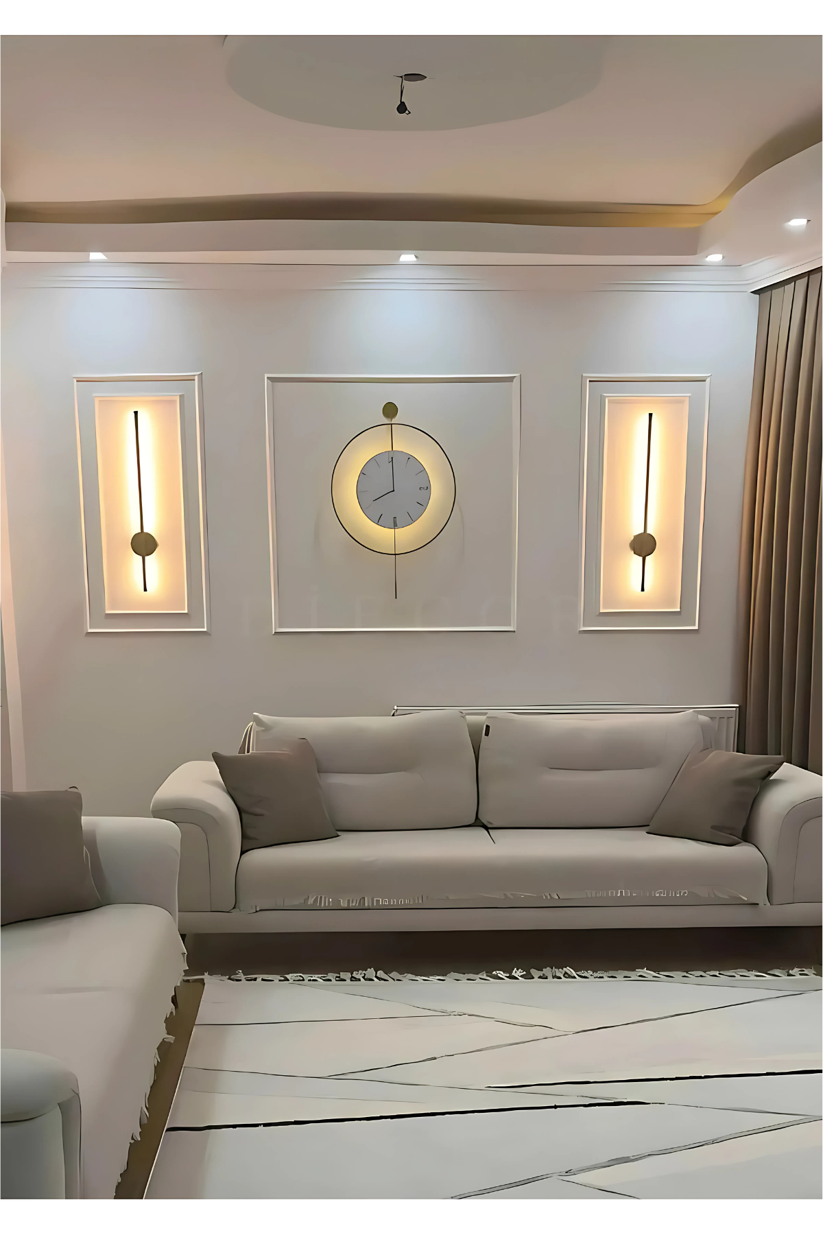 Boyanabilir Dekoratif Hazır Kesimli Duvar Çıtası