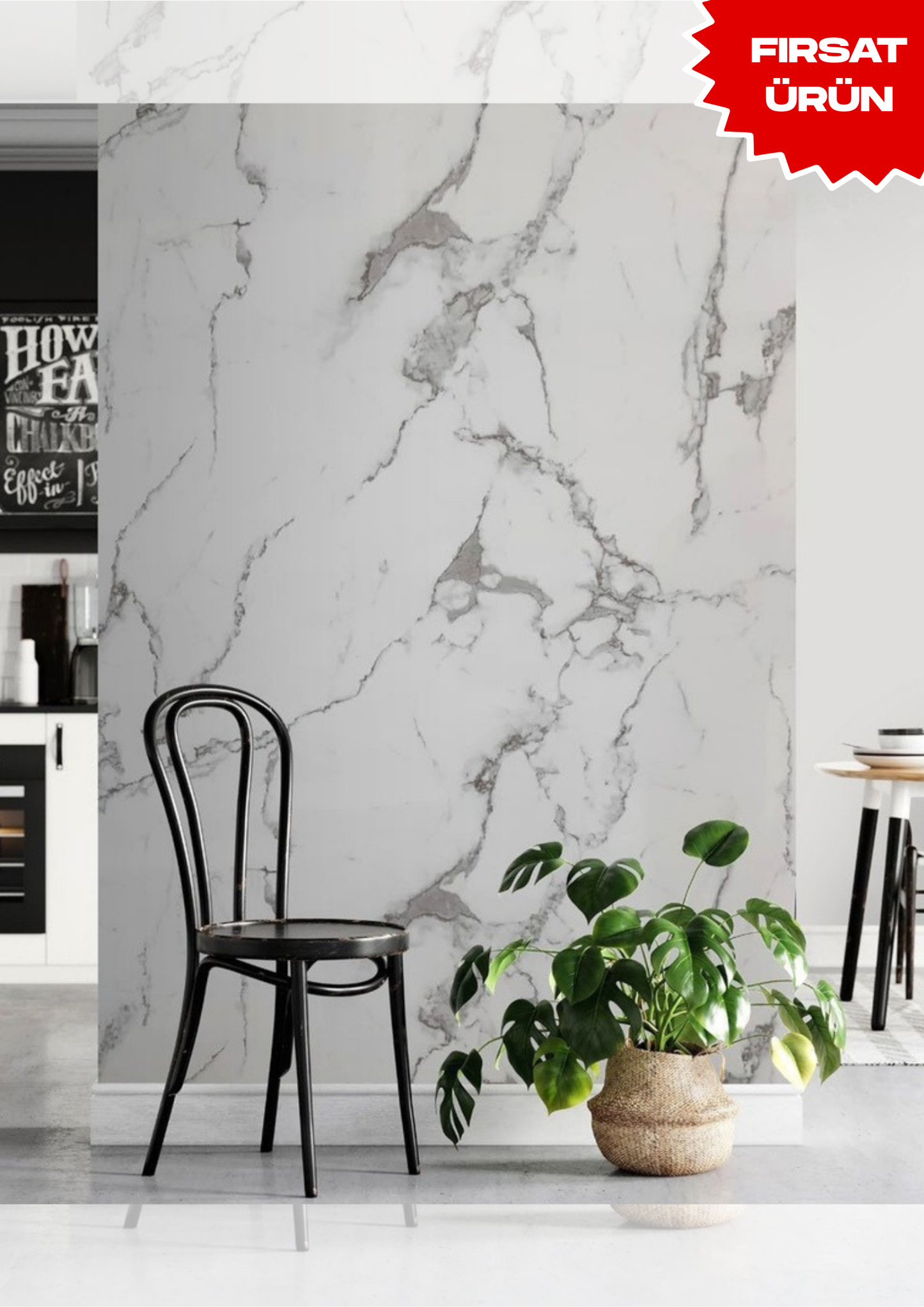 Premium Kalite Mermer Desenli PVC Panel 122x244 Cm Suya Dayanıklı Banyo, Mutfak Ve Zemin Kaplama