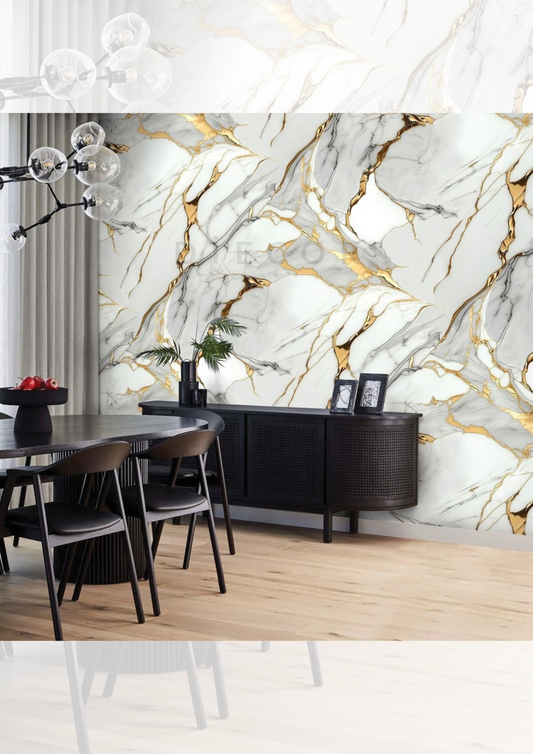 Premium Kalite Mermer Desenli PVC Panel 122x244 Cm Suya Dayanıklı Banyo, Mutfak Ve Zemin Kaplama