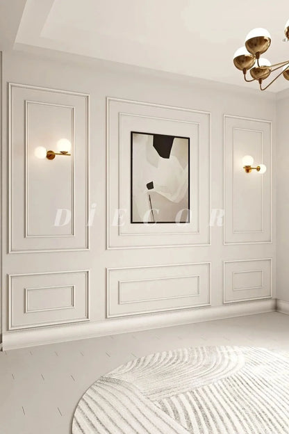 Boyanabilir Dekoratif Özel Hazır Kesim 4 cm ve 2.5 cm Duvar Çıtası