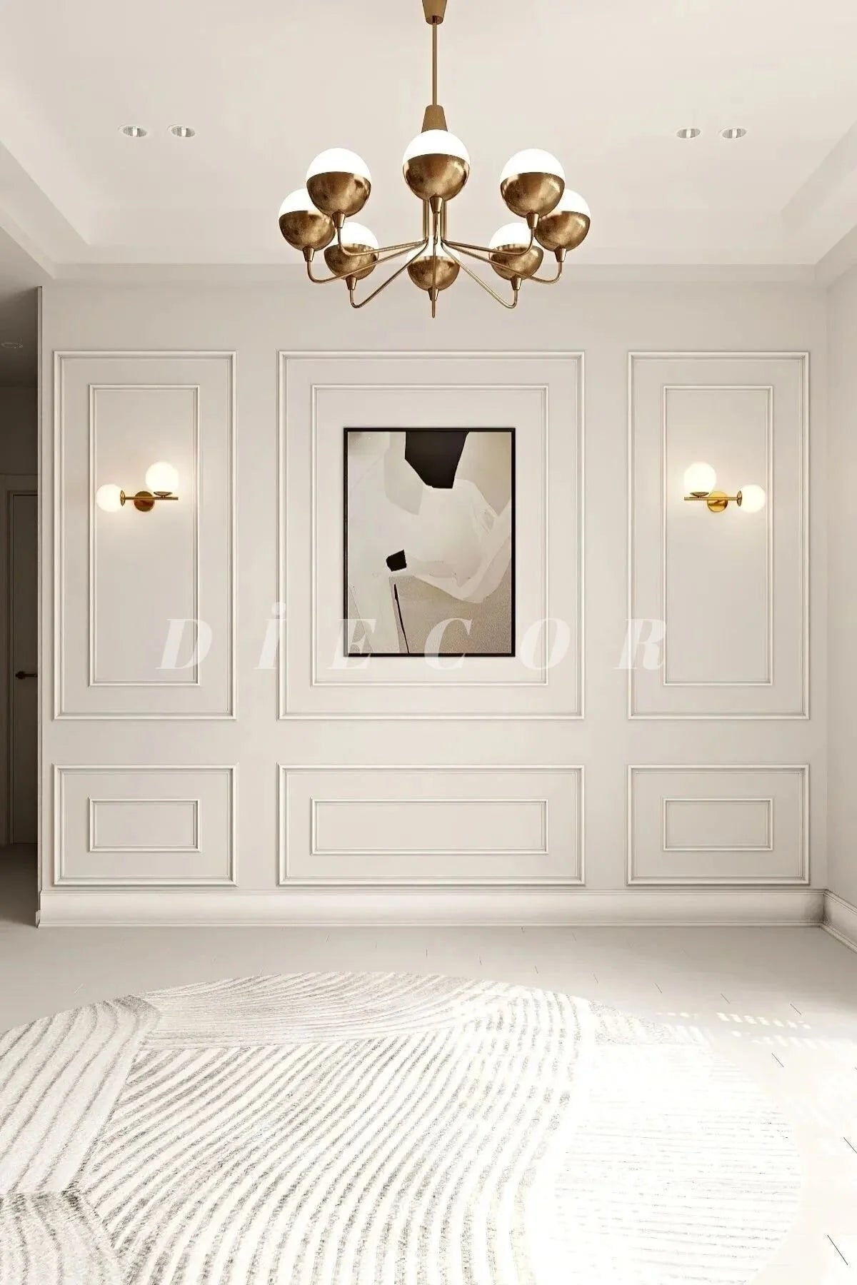 Boyanabilir Dekoratif Özel Hazır Kesim 4 cm ve 2.5 cm Duvar Çıtası