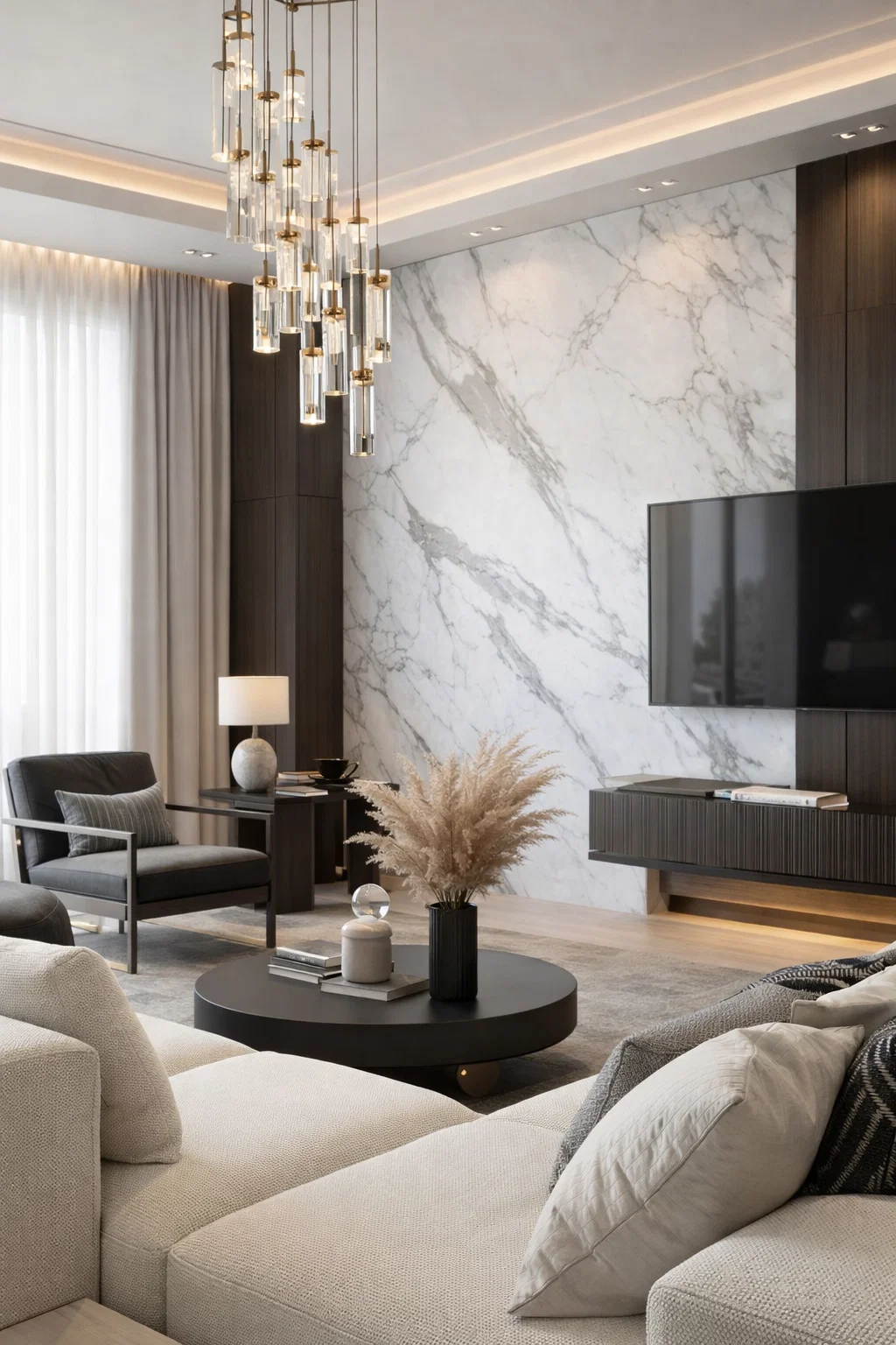 Premium Kalite Mermer Desenli PVC Panel 122x244 Cm Suya Dayanıklı Banyo, Mutfak Ve Zemin Kaplama