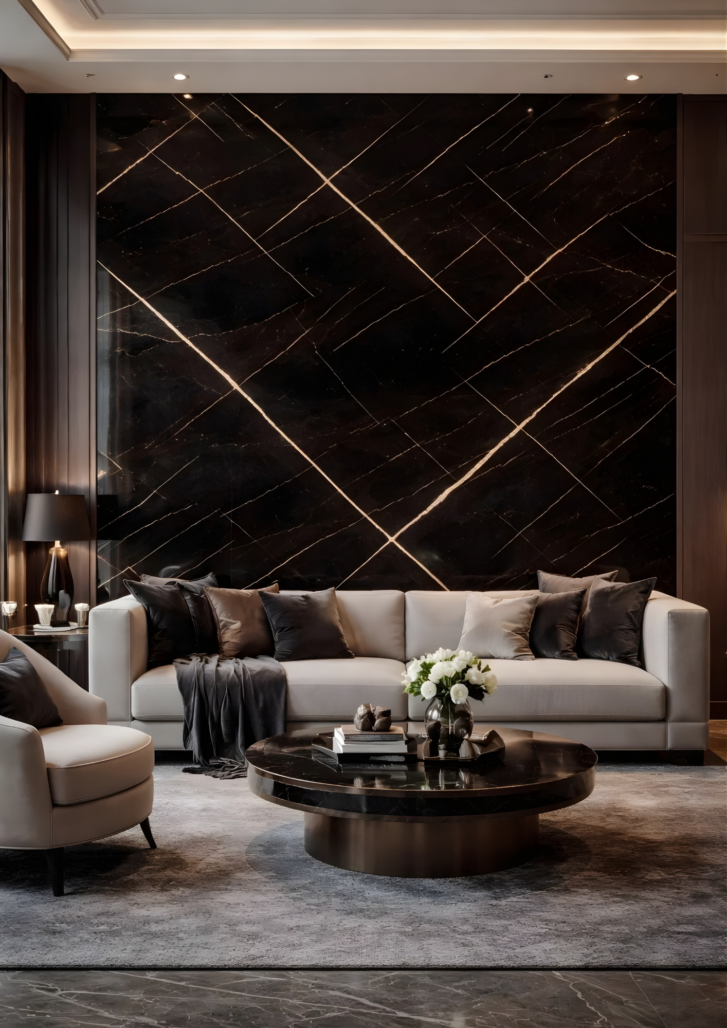 Premium Kalite Mermer Desenli PVC Panel 122x244 Cm Suya Dayanıklı Banyo, Mutfak Ve Zemin Kaplama