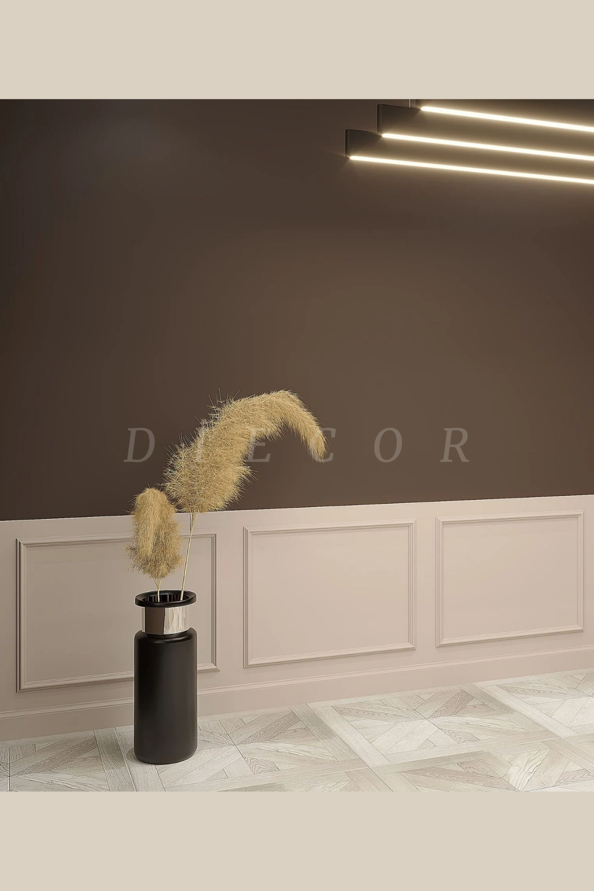 Dekoratif Boyanabilir Antre ve Koridor Çerçevesi Duvar Çıtası Tasarımı