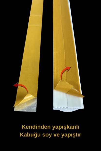 Dekoratif Boyanabilir Duvar Çıtası & GOLD Ayna Pleksi Hazır Kesimli 6 Adet Çerçeve Paketi
