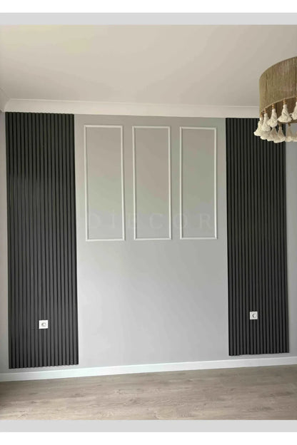 Dekoratif Boyanabilir Montaja Hazır 2,5 cm Duvar Çıtası Salon Tasarımı