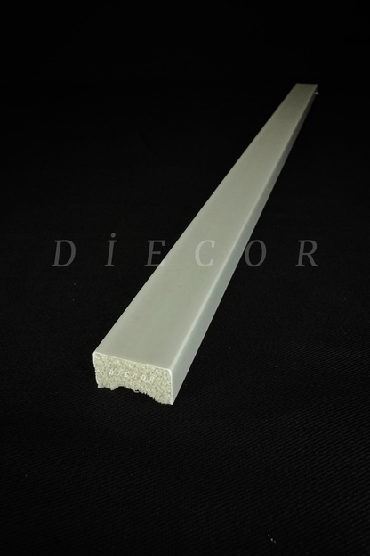 Dekoratif Boyanabilir 1 Adet 2 cm Polistren Duvar Çıtası