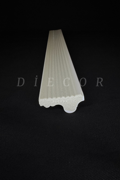 Dekoratif Boyanabilir 1 Adet 4 cm Polistren Duvar Çıtası