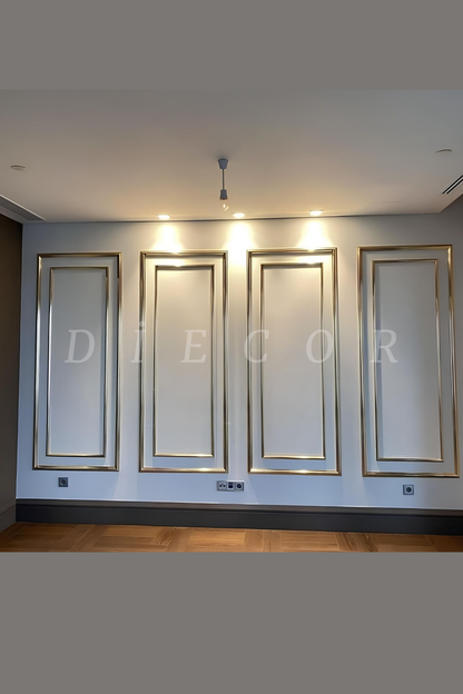 Dekoratif Polistren 1 Adet Gold 6 Cm Duvar Çıtası