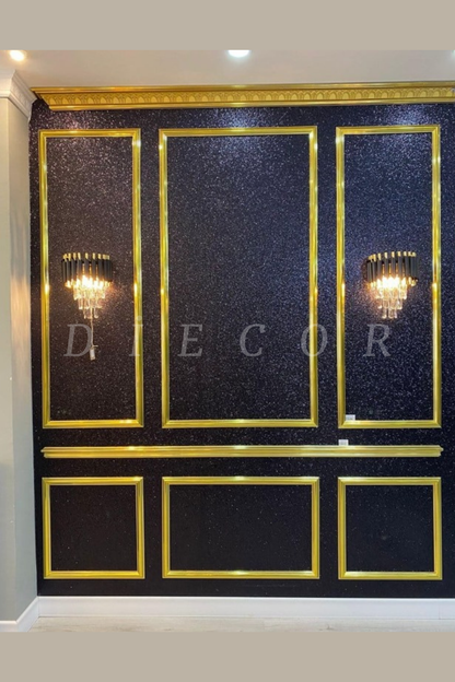Dekoratif Polistren 1 Adet Gold 6 Cm Duvar Çıtası