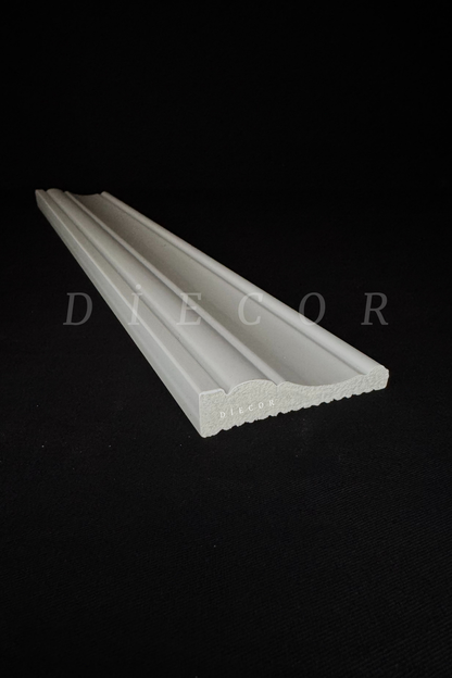 Dekoratif Boyanabilir 1 Adet 7 Cm Polistren Süpürgelik