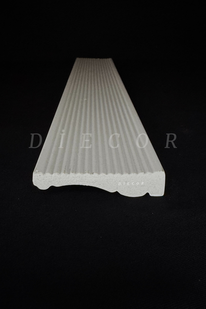 Dekoratif Boyanabilir 1 Adet 7 Cm Polistren Süpürgelik