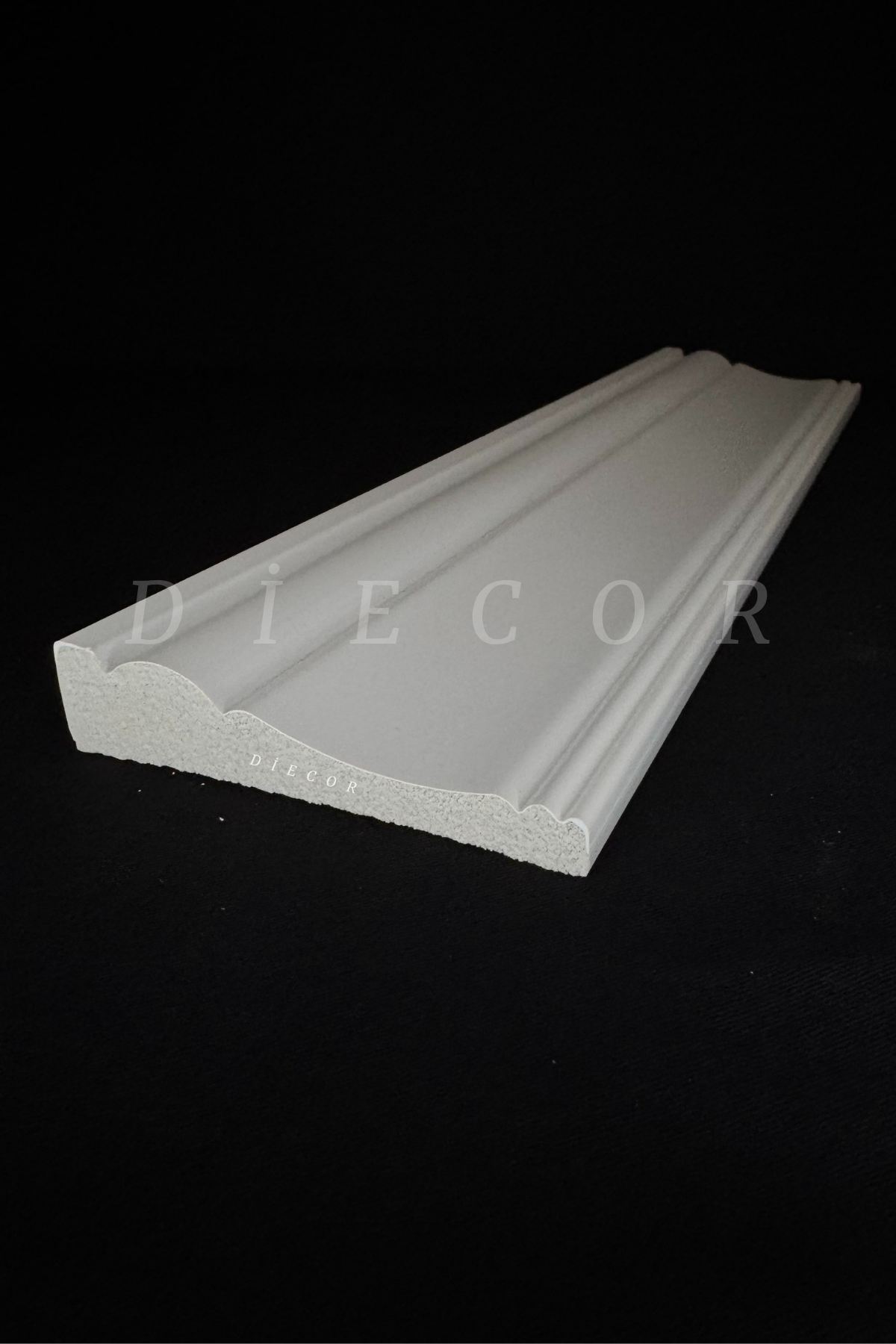 Dekoratif Boyanabilir 1 Adet 9,7 Cm Polistren Süpürgelik