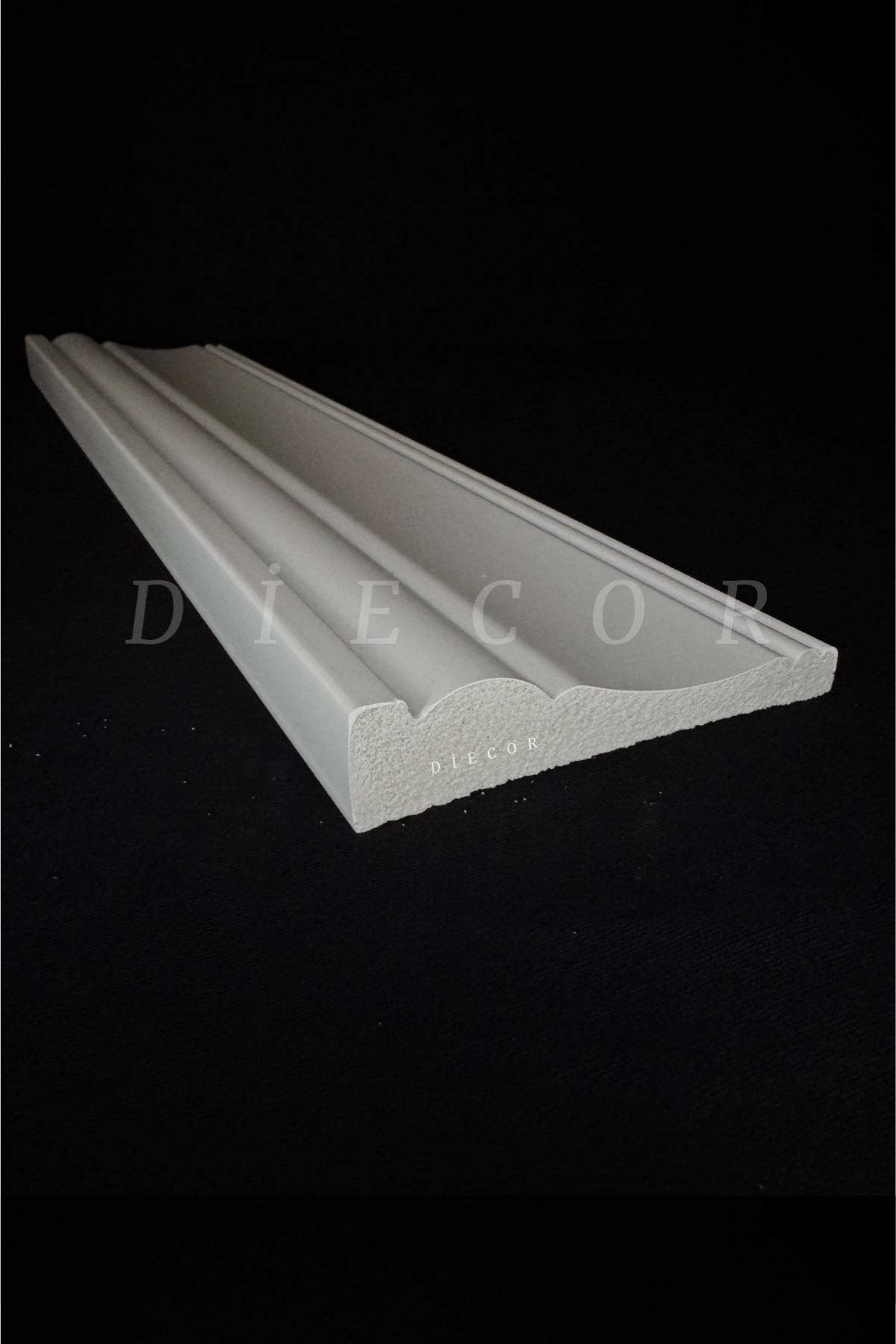 Dekoratif Boyanabilir 1 Adet 9,7 Cm Polistren Süpürgelik