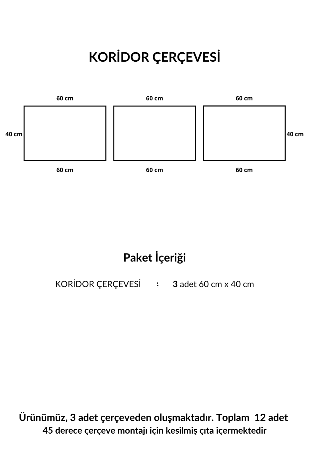 Dekoratif Boyanabilir Antre ve Koridor Çerçevesi Duvar Çıtası Tasarımı
