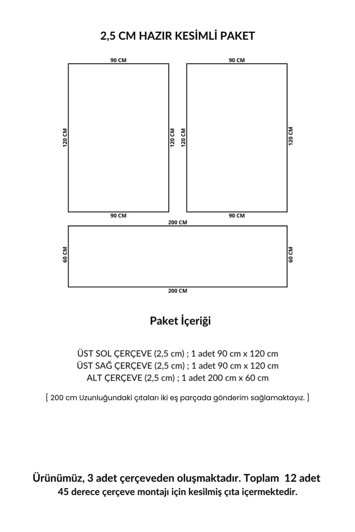 Dekoratif Boyanabilir Montaja Hazır 2.5cm Etkileyici Duvar Çıtası Tasarımı