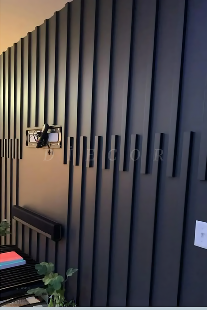 Dekoratif Boyanabilir Montaja Hazır 4cm Modern Duvar Çıtası Piyano Tasarımı