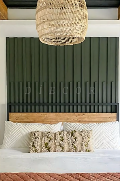 Dekoratif Boyanabilir Montaja Hazır 4cm Modern Duvar Çıtası Piyano Tasarımı