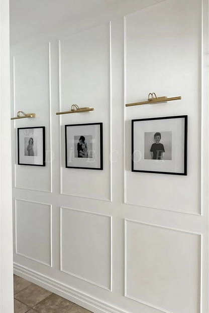 Dekoratif Boyanabilir Hazır Kesimli 2.5 Cm Zarif 3 Üst 3 Alt Duvar Çıtası Paketi