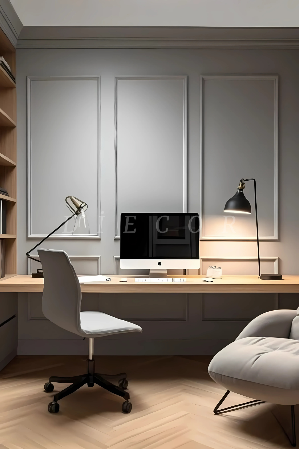 Dekoratif Boyanabilir Montaja Hazır 2,5cm Şık ve Estetik Duvar Çıtası Tasarımı