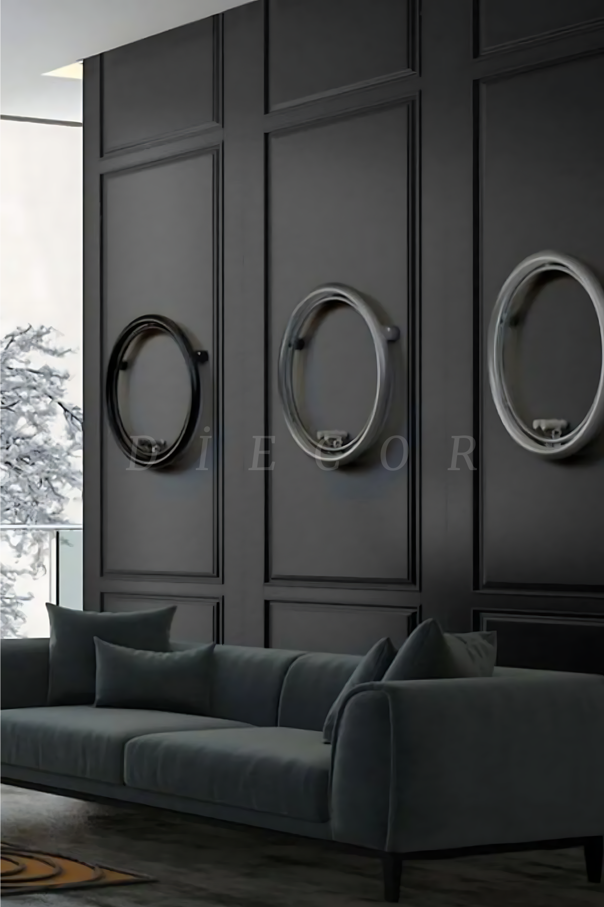 Dekoratif Boyanabilir Montaja Hazır 2,5cm Modern ve Eşsiz Duvar Çıtası Tasarımı