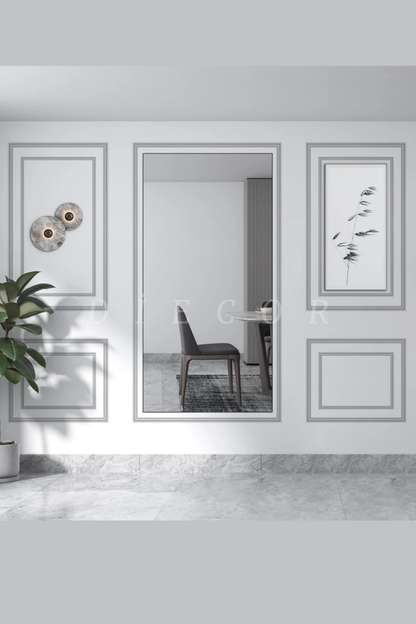 Boyanabilir Dekoratif Modern Hazır Kesim 2.5 cm Duvar Çıtası