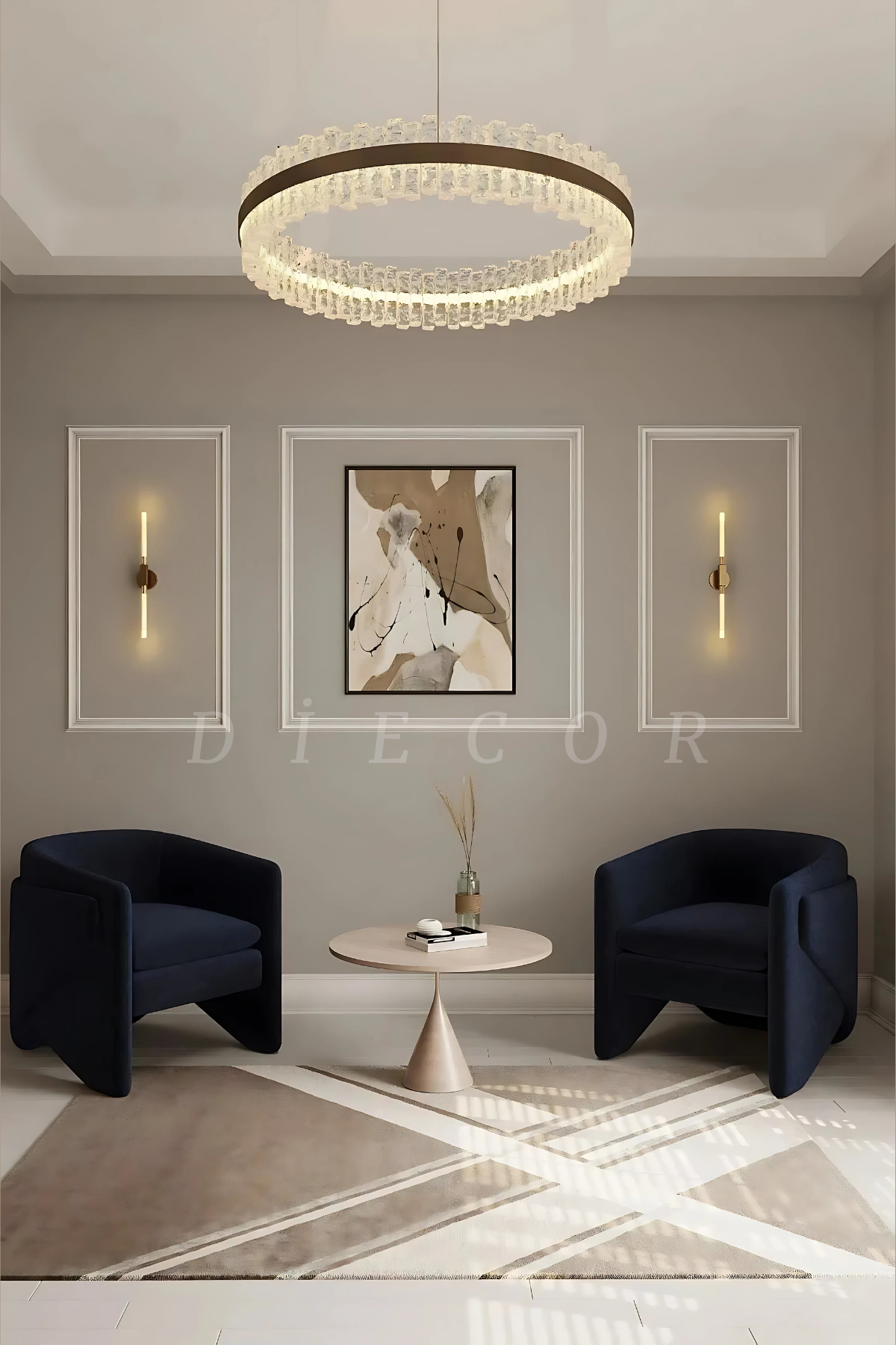 Dekoratif Boyanabilir Montaja Hazır 2,5cm Modern ve Şık Duvar Çıtası Tasarımı