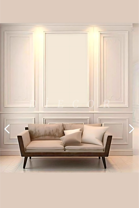 Boyanabilir Dekoratif Özel Hazır Kesim 2.5 cm Duvar Çıtası