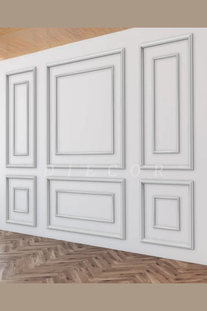 Boyanabilir Dekoratif Özel Hazır Kesim 2.5 cm Duvar Çıtası