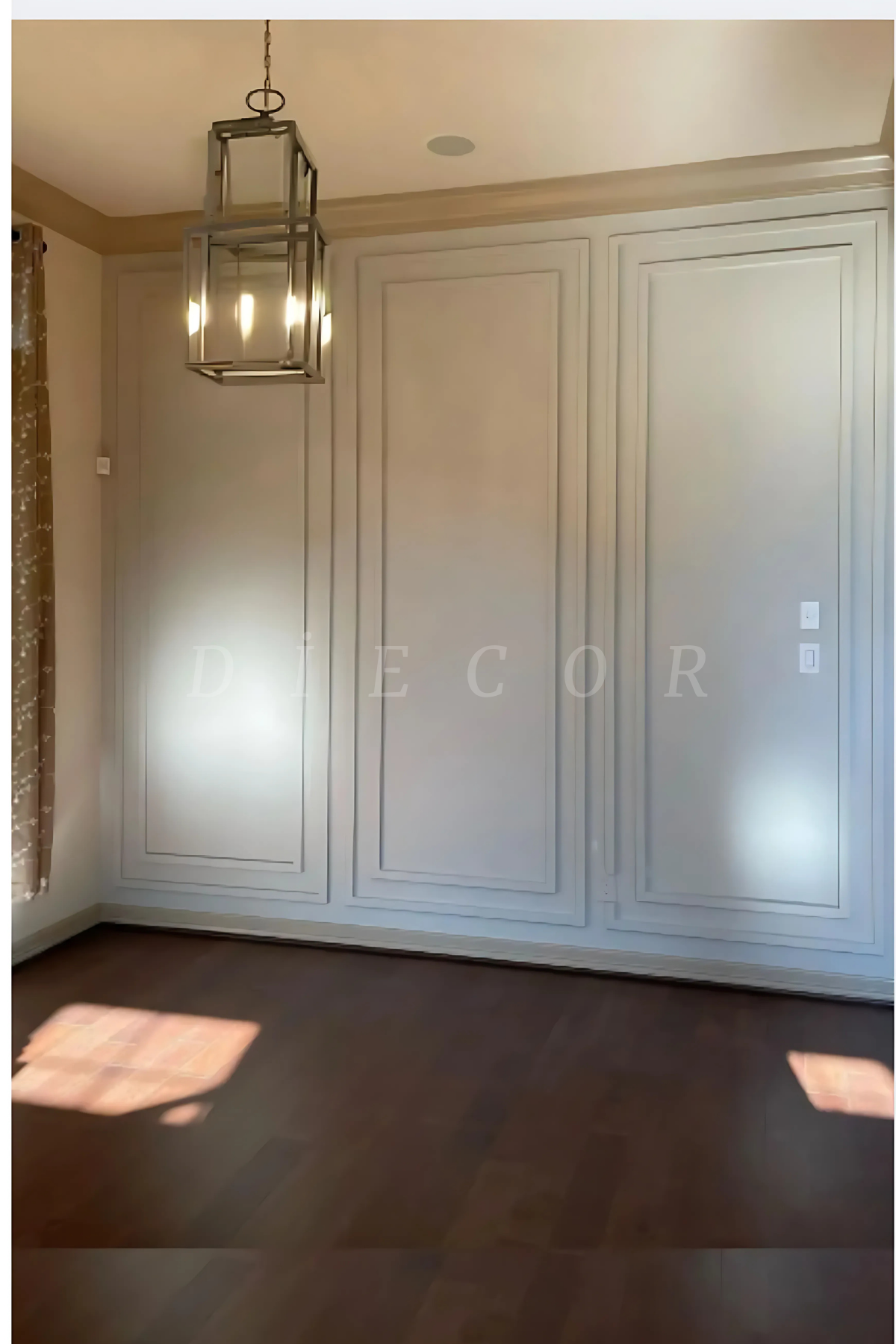 Dekoratif Boyanabilir Montaja Hazır 4 cm Modern Duvar Çıtası Tasarımı