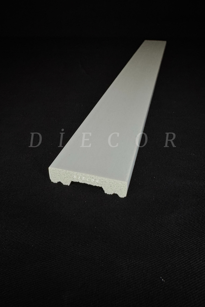 Dekoratif Boyanabilir Montaja Hazır 4 cm Modern Duvar Çıtası Tasarımı