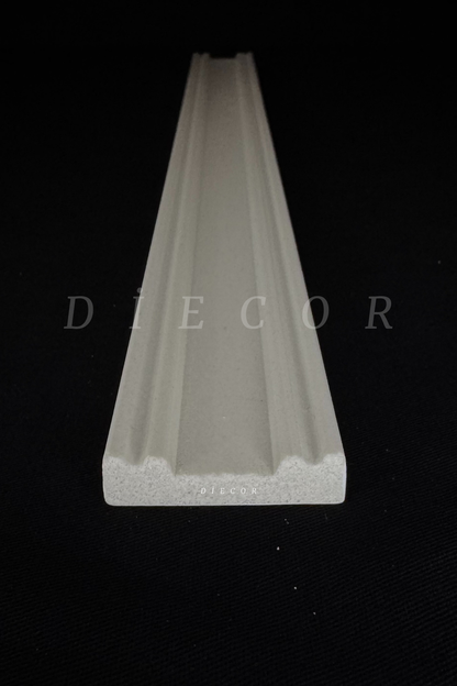 Dekoratif Boyanabilir Montaja Hazır 4 cm Modern Duvar Çıtası Tasarımı