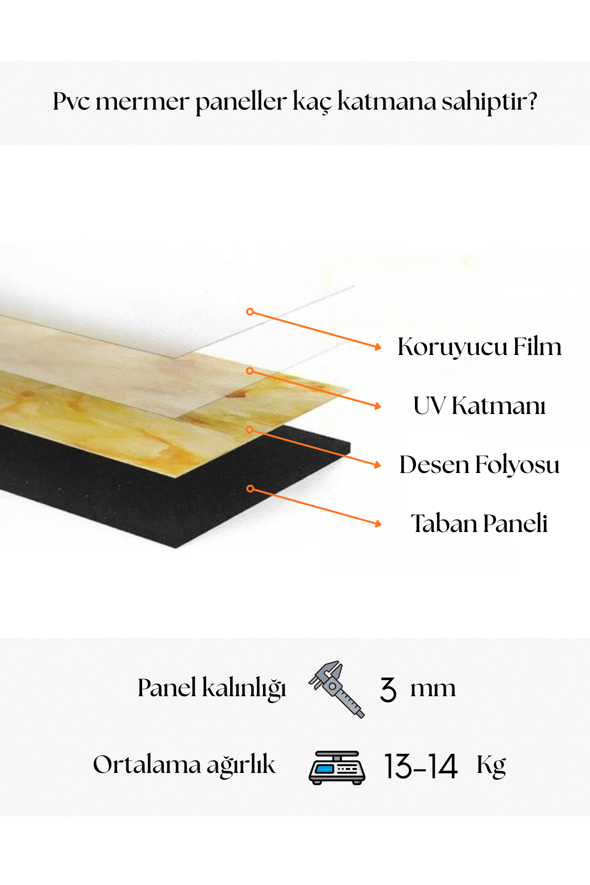 Premium Kalite Mermer Desenli PVC Panel 122x244 Cm Suya Dayanıklı Banyo, Mutfak Ve Zemin Kaplama