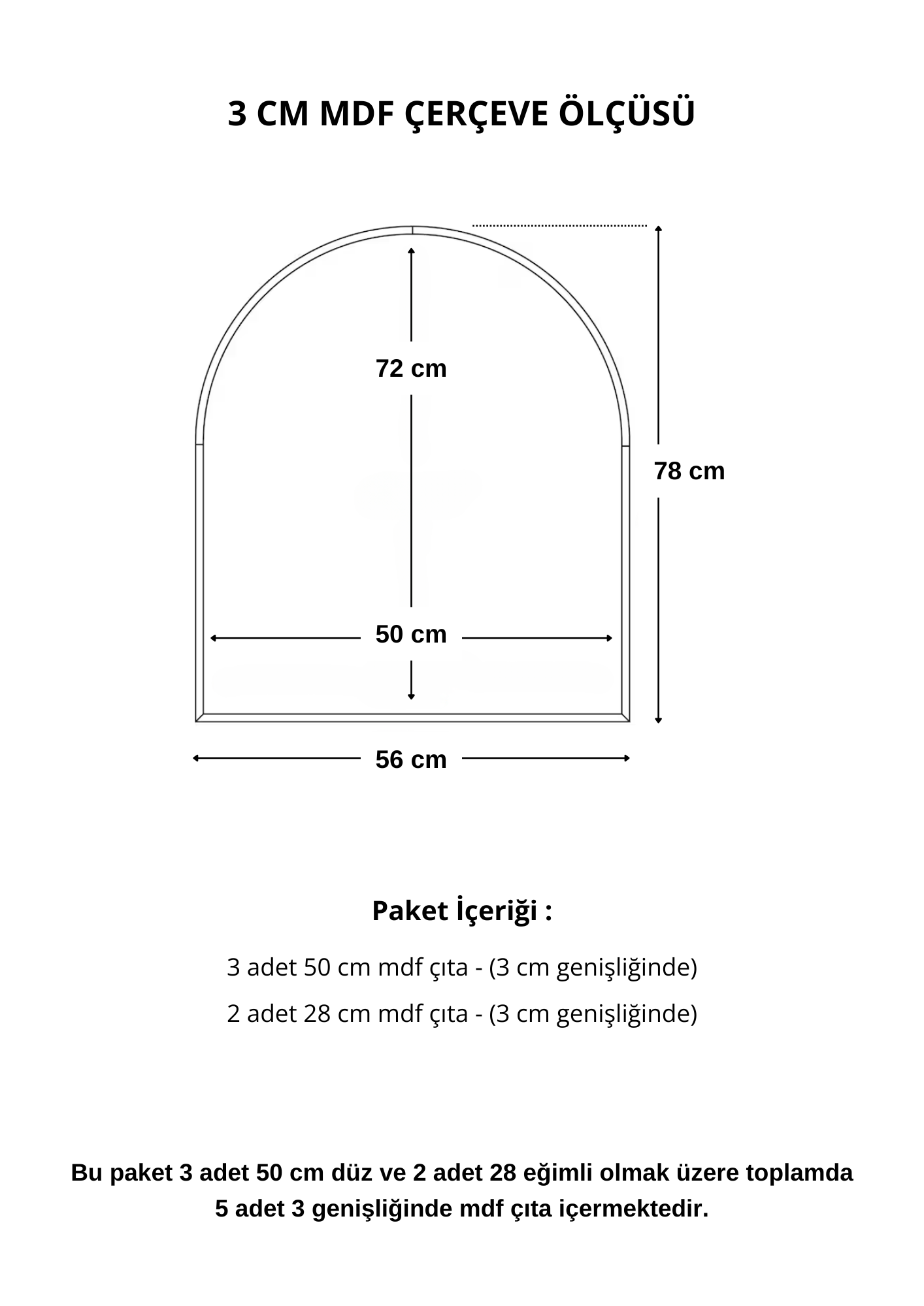 Dekoratif Ahşap Duvar Çerçeve Paneli Seti – Modern Kendin Yap Çerçeve Kiti